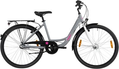 Jugendfahrrad 26 Zoll Bellini Resi 3 2024 | 26 Zoll | Tiefeinsteiger | 42 cm | grey bluepink (Bild 1)