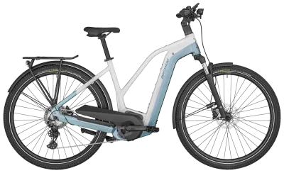 E-Bike Tourenrad Bergamont E-Horizon Edition LTD Lady 2023 | 750 Wh | 28 Zoll | Tiefeinsteiger | 60 cm | shiny white/blue (Bild 1)