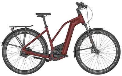 E-Bike Tourenrad Bergamont E-Horizon Premium Pro Belt 2023 | 750 Wh | 28 Zoll | Trapez | 44 cm | shiny true red (Bild 1)