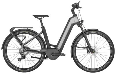 Urban E-Bike Bergamont E-Ville Edition 2023 | 500 Wh | 28 Zoll | Tiefeinsteiger | 46 cm | shiny flaky silver (Bild 1)