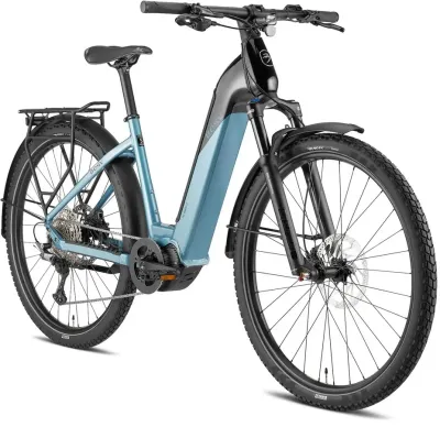 E-Crossbike BESV TRX URBAN 1.1 2023 | 720 Wh | 29 Zoll | Tiefeinsteiger | XS | metallic blue with night black (Bild 2)
