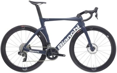 Aero Rennrad Bianchi Oltre Comp 105 Di2 2026 | 28 Zoll | Diamant | 47 cm | ZP / Velvet Navy / Off White Matt (Bild 1)