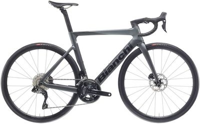 Aero Rennrad Bianchi Oltre Race 105 Di2 2026 | 28 Zoll | Diamant | 55 CM | ZL / Grey / Graphite Matt (Bild 1)