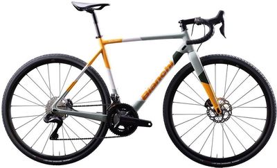Cyclocross Bianchi Zolder Pro GRX 610 2026 | 28 Zoll | Diamant | 50 cm | YE / Tangerine Orange / White - Desert Green Gloss (Bild 2)