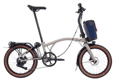 Klapprad E-Bike Brompton Electric G Line e-Motiq Urban Demo 2026 | 345 Wh | 20 Zoll | Sonstige | M | Traidust White (Bild 1)