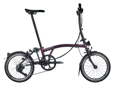 Klapprad Brompton P Line Urban 2025 | 16 Zoll | Sonstige | Mid | Amethyst Lacquer, Glossy / Titanium Black, Matt (Bild 2)