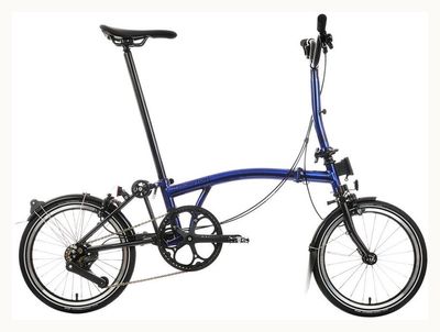 Klapprad Brompton P Line Urban 2025 | 16 Zoll | Sonstige | Mid | Bolt Blue Lacquer / Titanium Black, Matt (Bild 1)