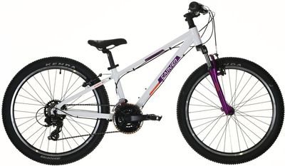 Kinderfahrrad 24 Zoll Carver Strict 24 2024 | 24 Zoll | Diamant | 31 CM | white/purple/orange (Bild 1)