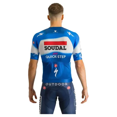 Fahrradtrikots kurzarm Castelli Aero Race 7.0 Soudal Quick-Step 2024 (Bild 2)