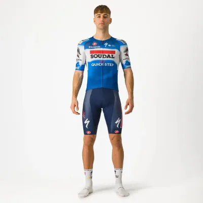 Fahrradtrikots kurzarm Castelli Aero Race 7.0 Soudal Quick-Step 2024 (Bild 3)