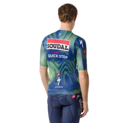Fahrradtrikots kurzarm Castelli Aero Race 8S Soudal (Bild 2)