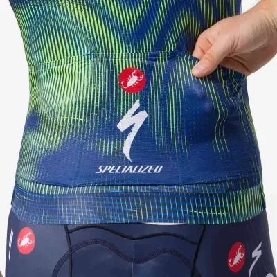 Fahrradtrikots kurzarm Castelli Aero Race 8S Soudal (Bild 10)