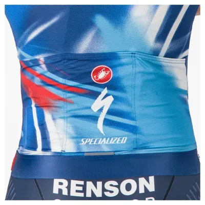Fahrradtrikots kurzarm Castelli Aero Race 8S Soudal Quick-Step 2025 (Bild 10)