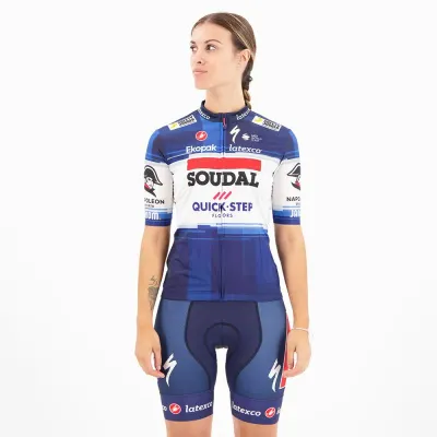 Fahrradtrikots kurzarm Castelli Competizione 2 Soudal Quick-Step 2023 0 (Bild 1)