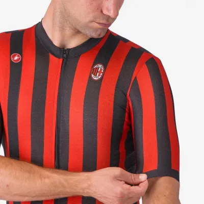 Fahrradtrikots kurzarm Castelli Competizione 3 AC Milan (Bild 4)