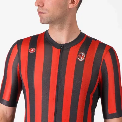 Fahrradtrikots kurzarm Castelli Competizione 3 AC Milan (Bild 9)