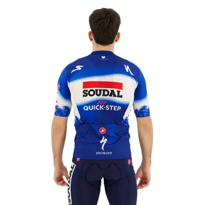 Fahrradtrikots kurzarm Castelli Competizione 3 Soudal Quick-Step 2024 (Bild 2)