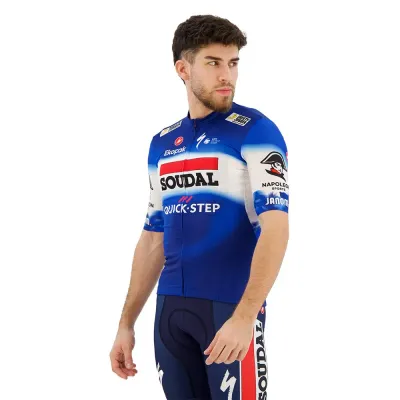 Fahrradtrikots kurzarm Castelli Competizione 3 Soudal Quick-Step 2024 (Bild 3)