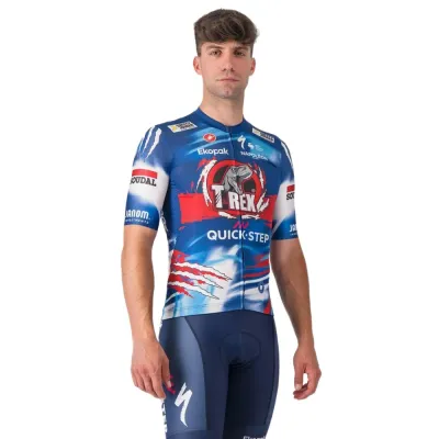 Fahrradtrikots kurzarm Castelli Competizione 3 Vuelta Soudal Quickstep (Bild 1)
