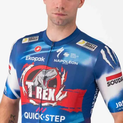 Fahrradtrikots kurzarm Castelli Competizione 3 Vuelta Soudal Quickstep (Bild 3)