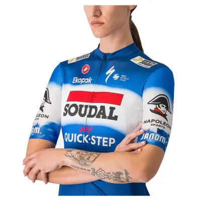 Fahrradtrikots kurzarm Castelli Competizione 3 W Soudal Quick-Step 2024 (Bild 5)