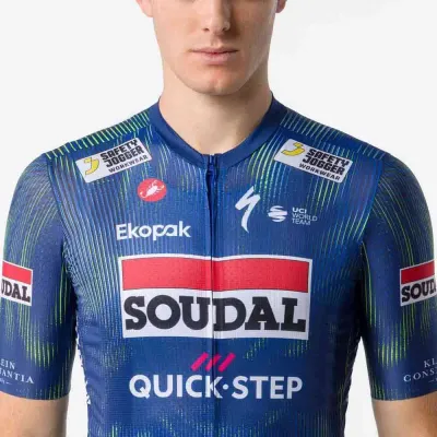Fahrradtrikots kurzarm Castelli Competizione 4 Soudal Quick-Step 2026 (Bild 9)