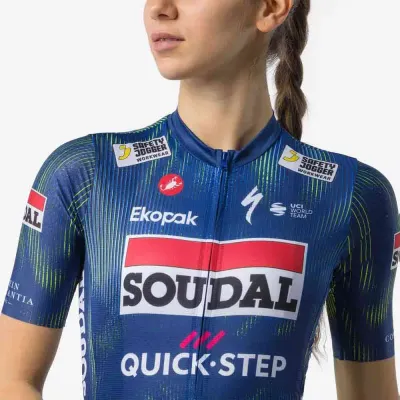 Fahrradtrikots kurzarm Castelli Competizione 4 Soudal Quick-Step 2026 (Bild 9)