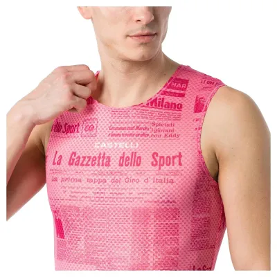 Fahrradtrikots ärmellos Castelli Gazzetta Dello Sport (Bild 3)