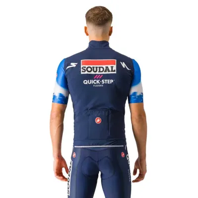 Fahrradtrikots kurzarm Castelli Perfetto RoS 2 Soudal Quick-Step GORE-TEX Infinium™ Windstopper® Weste 2024 (Bild 2)