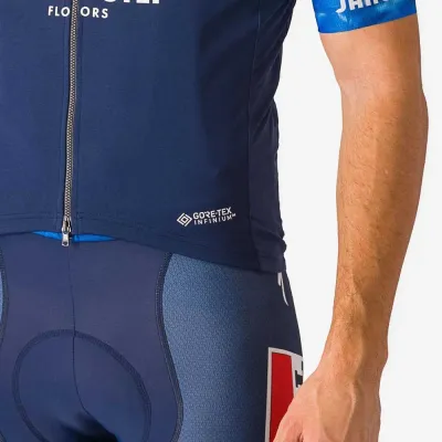 Fahrradtrikots kurzarm Castelli Perfetto RoS 2 Soudal Quick-Step GORE-TEX Infinium™ Windstopper® Weste 2024 (Bild 3)