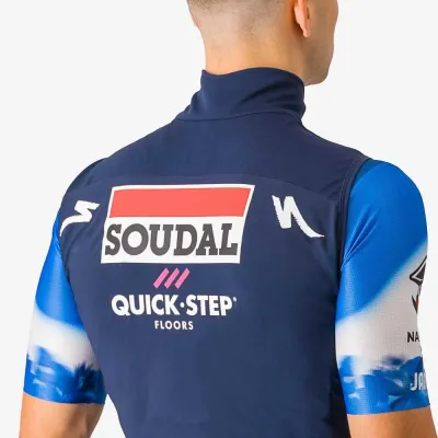 Fahrradtrikots kurzarm Castelli Perfetto RoS 2 Soudal Quick-Step GORE-TEX Infinium™ Windstopper® Weste 2024 (Bild 5)