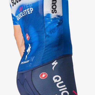 Fahrradtrikots kurzarm Castelli Pro Light Soudal Quick-Step Weste 2024 (Bild 4)