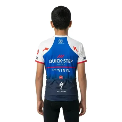 Fahrradtrikots kurzarm Castelli Quick-Step Alpha Vinyl 2022 (Bild 4)