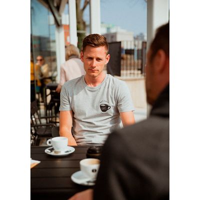 Fahrrad T-Shirt COIS CYCLING BUT FIRST COFFEE T-Shirt 0 (Bild 2)
