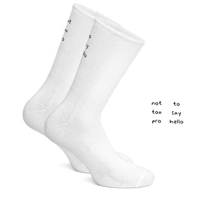 Fahrradsocken COIS CYCLING NOT TOO PRO TO SAY HELLO SOCKS Radsocken (Bild 1)