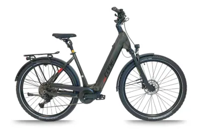 E-Bike Tourenrad CONE Bikes eSUV 5.0 2025 | 800 Wh | 29 Zoll | Tiefeinsteiger | 45 cm | dunkelgrau, schwarz, rot (Bild 1)