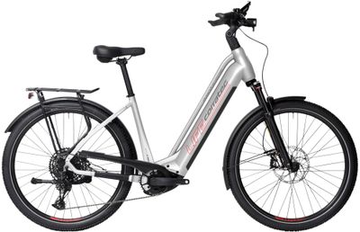 E-Crossbike Corratec Corratec Life 2023 | 750 Wh | 27,5 Zoll | Tiefeinsteiger | 53 cm | Silber (Bild 2)