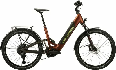 E-Bike Tourenrad Corratec E-Power MTC 100 Wave CX6 2025 | 600 Wh | 29 Zoll | Tiefeinsteiger | M | Brown, Dark Grey, Light Green (Bild 1)