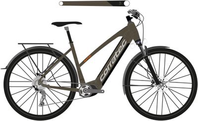 Urban E-Bike Corratec E-Power MTC Elite 12S SE 3.0 2023 | 750 Wh | 29 Zoll | Trapez | 49 cm | MetallicBraun/Silber (Bild 1)