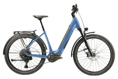 E-Bike Tourenrad Corratec E-Power PX6 8S 2026 | 600 Wh | 28 Zoll | Tiefeinsteiger | M | blue silver / dark blue-grey (Bild 1)