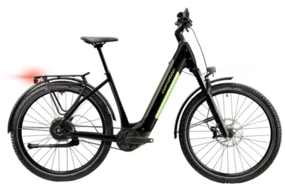 E-Bike Tourenrad Corratec E-Power Trekking 28 PX6 Belt Coaster 2026 | 600 Wh | 28 Zoll | Tiefeinsteiger | XS | black / green (Bild 1)
