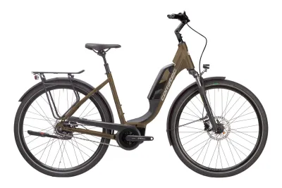 Urban E-Bike Corratec E-Power Urban 28 Fusion Tube AP5 8S 2024 | 545 Wh | 28 Zoll | Tiefeinsteiger | 45 cm | dark brown/ anthracite/ silver (Bild 1)