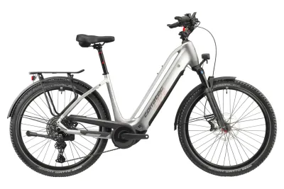 E-Bike Tourenrad Corratec Life CX8 12S 2026 | 800 Wh | 27,5 Zoll | Tiefeinsteiger | 40 cm | dark grey / silver / red (Bild 1)