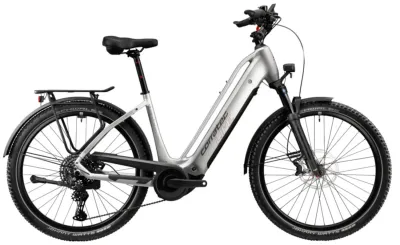 E-Bike Tourenrad Corratec Life CX8 12S Automatic 2026 | 800 Wh | 27,5 Zoll | Tiefeinsteiger | 47 cm | dark grey, silver, red, black (Bild 1)