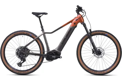 E-Cross Country Bike crussis e-Guera 10.11-715 2026 | 715 Wh | 27,5 Zoll | Diamant | 15" | grey, orange, pink (Bild 1)