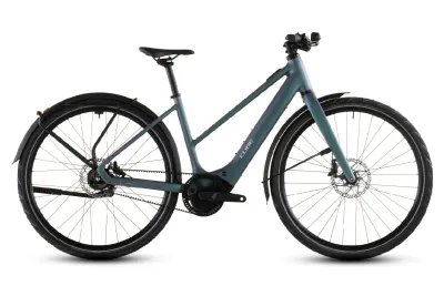 Urban E-Bike Cube Editor Hybrid SLT 400X FE 2026 | 400 Wh | 28 Zoll | Trapez | 50 cm | smaragdgrey´n´prism (Bild 1)