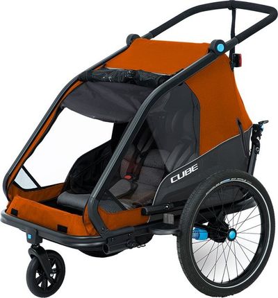 Fahrradanhänger Kinder Cube Kinder Fahrradanhänger Double CMPT X Actionteam 2026 (Bild 1)