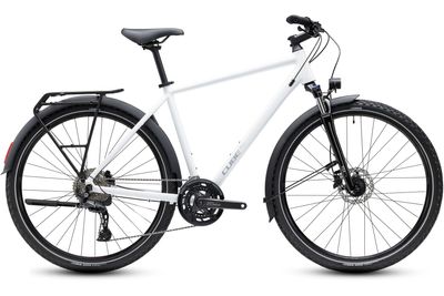 Tourenrad Cube Nature Pro FE 2026 | 28 Zoll | Diamant | 54 CM | metallicwhite´n´reflex (Bild 2)