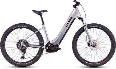 E-Cross Country Bike Cube Reaction Hybrid ONE 2025 | 800 Wh | 27,5 Zoll | Tiefeinsteiger | M | silver´n´black (Bild 2)