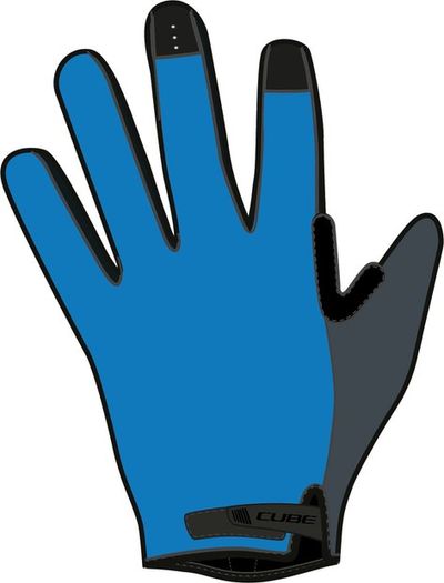 Fahrradhandschuhe Cube ROOKIE GrAVity Langfinger Handschuhe X Actionteam 2026 (Bild 1)